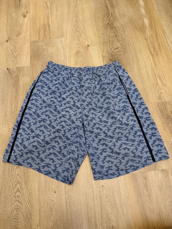 lululemon athletica Pants - Lululemon Pace Breaker 9” Blue Camo Athletic Shorts
